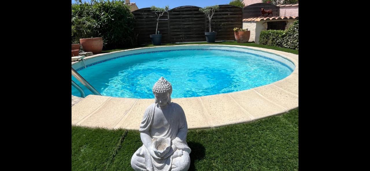 Piscine Cosy, 3 Chambres, 3 Sdb, Havre De Paix A 10 Min Des Plages Mauguio Buitenkant foto